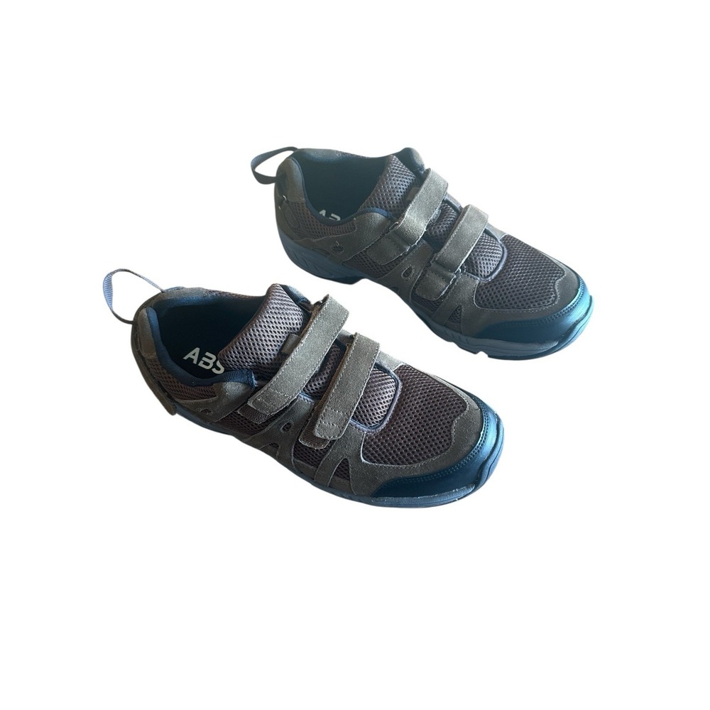 APEX Balance Brown Strap Shoe Walk Hiker Men's Sz 11.5 Added Traction Cushioning - Picture 2 of 11